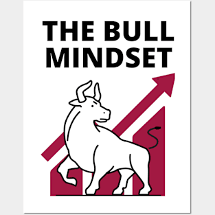 Bull Mindset Posters and Art